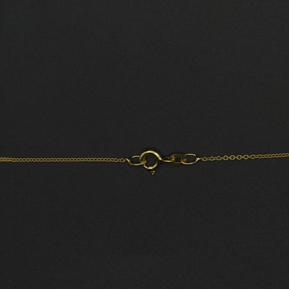 Ankerkette 1,1mm rund 9Kt GOLD