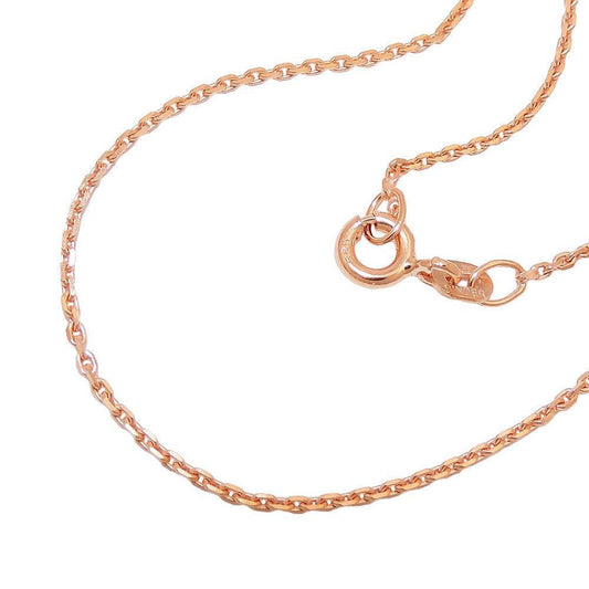 Ankerkette 1,1mm diamantiert 14Kt Rotgold. Urban Chains Club