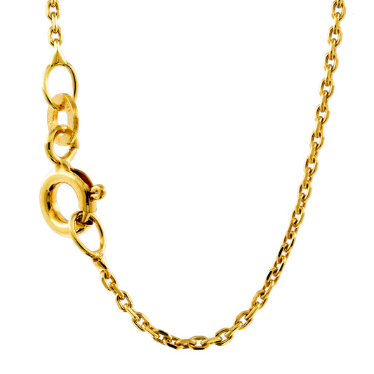 Ankerkette 0,7mm dünn 9Kt GOLD. Urban Chains Club