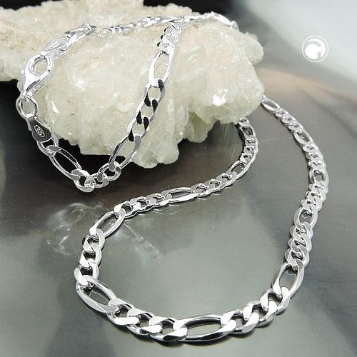 Figarokette flach 4,8mm Silber 925 - Urban Chains Club