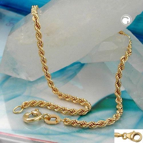 Kordelkette Armband 2mm 9Kt GOLD - Urban Chains Club