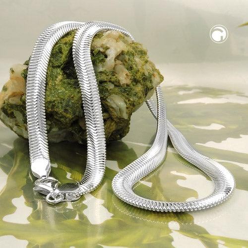 Schlangenkette 6mm flach Silber 925 - Urban Chains Club